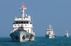 福建海警位金门附近海域依法开展常态化执法巡查