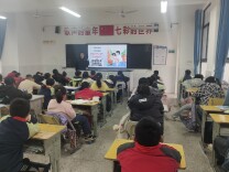 龙山县司法局华塘司法所：法治课堂进校园，种下法治小树苗