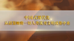 大道之问③中国式现代化从借鉴吸收一切人类优秀文明成果中来