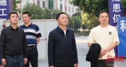 田刚调研督导重点项目建设工作