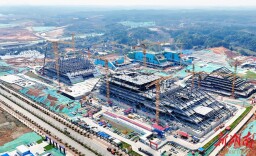 塔吊林立处，新城拔节生——湘江科学城建设一线直击