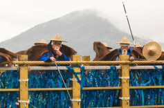 带薪钓鱼 首批农民“姜太公”亮相宁乡古城