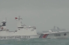搞“台独”就是死路一条！福建海警闽南语喊话台湾巡逻船