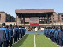 新港区举行春季火灾疏散逃生演练