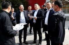 望城区开展芙蓉北路专项整治提质实地督导