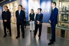 南阳市来湖南中医药大学调研