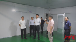 王启武督导调研部分项目建设工作