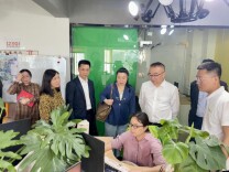 湖南交通职院党委副书记唐文率队赴湖南橄榄枝国际旅行社有限公司走访调研