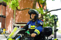 “骑”力勇担当｜赵慧泉：为五一商圈拧上“平安螺丝”