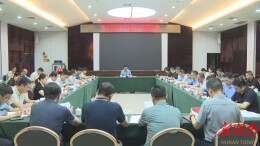 王启武主持召开澧县项目建设调度会