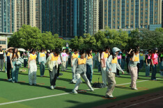 长理文新学院举办趣味运动会