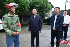 田刚督导检查农村道路交通安全综合整治及防汛备汛等工作