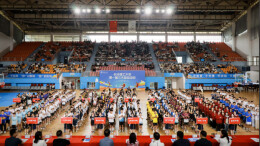 长沙理工大学第一届三大球运动会开幕