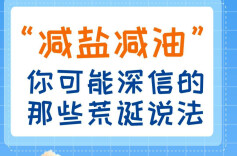 动画视频｜“减盐减油”你可能深信的那些荒诞说法