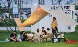【第四届湖南旅游发展大会】君山区微笑绿洲：“露营经济”升温 小帐篷激发家门口“大市场”