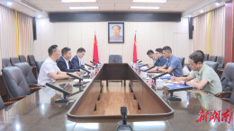 王启武会见中交天津航道局有限公司湖南分公司党委书记、总经理孙金桂一行