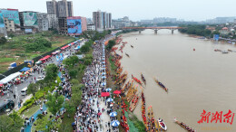 水上“狂飙”，挥桨竞渡！2025年“紫金杯”中国龙舟公开赛（永州道县站）预赛开赛