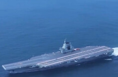 我国首艘弹射型航空母舰，福建舰正在加紧进行海试