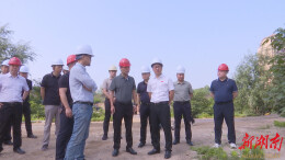 冷亮督导防汛备汛工作