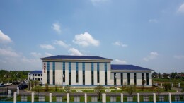 华容县东湖排涝泵站试机试水取得圆满成功