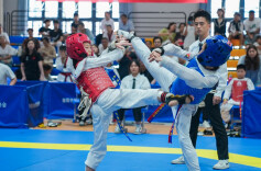 青春激扬展英姿 “奔跑吧・少年”2025衡阳青少年U系列跆拳道锦标赛举行