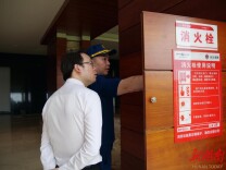 望城消防深入辖区酒店开展消防安全检查