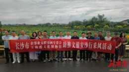 长沙市企事业文联书画专委会走进安沙开展艺术采风
