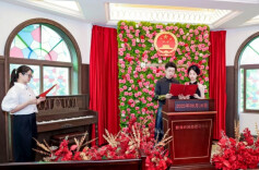中国首个“全球通办”婚姻登记场所在厦门鼓浪屿启用