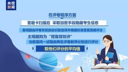 高考试卷是怎样评分的？总台记者探访北京评卷点