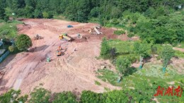 怀化市人民体育公园建设加速推进