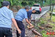 永顺县万坪镇：防汛排险保民安