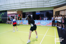 “羽”你同兴 2025第五届开福“富兴杯”商务楼宇羽毛球挑战赛举行