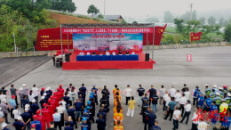 【道路交通安全综合整治行动进行时】鹤城区举行两客一危一货运输企业应急救援联合演练