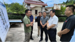 刘群赴兰洞村调研指导灾后重建和防汛工作