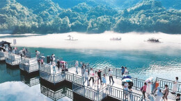 视觉丨资兴：小东江雾漫如素绢轻展