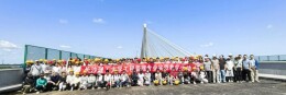 长理学子赴醴娄高速湘江特大桥“沉浸式”学工程