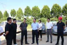 李建华调研区内重点项目建设