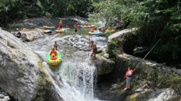 绥宁县：黄桑鸳鸯岛漂流开漂，清凉一夏等你来