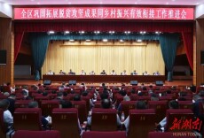 全区巩固拓展脱贫攻坚成果同乡村振兴有效衔接工作推进会召开