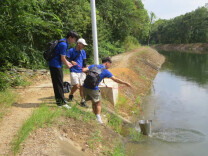 守护田间清流，长理学子深入韶山灌区开展水质采样