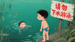 【AI海报】“泳”敢者请注意，溺水陷阱请避雷！