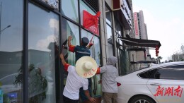 【聚力“一迎三创” 提升城市品质】盈口街道：部门联动  万达广场周边环境旧貌换新颜