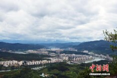 雨后武夷南麓宛如青绿水墨画