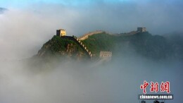 金山岭长城 雨后初霁现云海