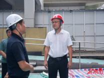 白再兴调研辖区重大项目建设