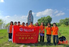 湖南工商大学学子探秘东洞庭湖湿地碳汇