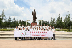 第五届“中俄青年同走友谊路”代表团来湘大参观交流