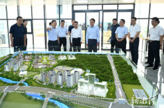 胡贺波李永亮带队调研湘江科学城规划工作