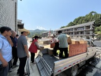 会同县总工会：赴重点项目建设一线开展“夏送清凉”活动