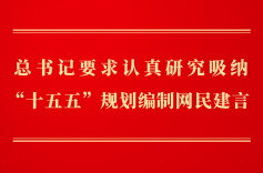 第一观察｜总书记要求认真研究吸纳“十五五”规划编制网民建言